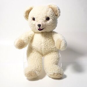 VTG Russ 1986 Snuggle Bear Teddy Plush Retro 10" Soft‎ Cuddly Retro 80s Vintage